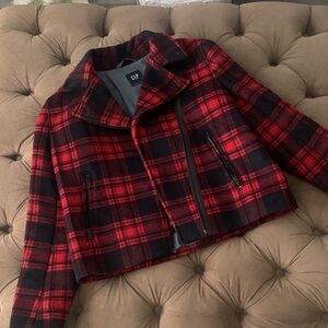 Like new wool moto jacket